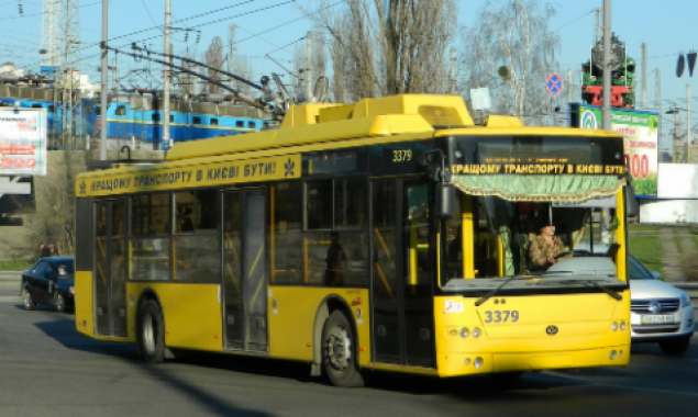 Ярмарка изменит маршрут движения одного из киевских троллейбусов в субботу 6 июля (схема)