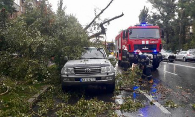 В Киеве продолжают ликвидировать последствия полуторачасового урагана (фото, видео)