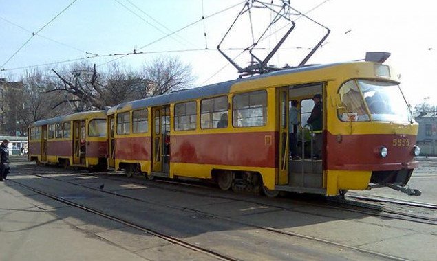 До конца рабочей недели в Киеве трамваи №28 и №33К будут работать в сокращенном режиме