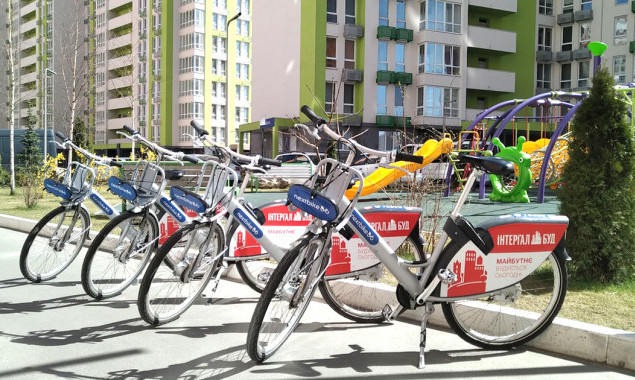 Во всех ЖК “Интергал-Буд” установлены велостанции Nextbike