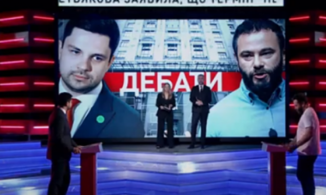 В праймериз-дебатах за право баллотироваться от “Слуги народа” в мэры Киева Дубинский победил Качуру (видео)