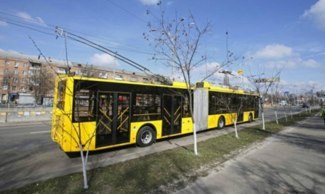 В ночь на 28 июля будет изменен маршрут двух киевских троллейбусов