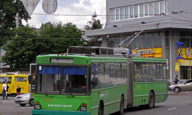 В ночь на завтра, 3 сентября, три троллейбуса в Киеве изменят свою работу
