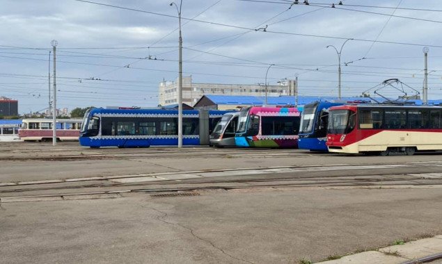 До конца рабочей недели два киевских трамвая будут работать по сокращенному графику