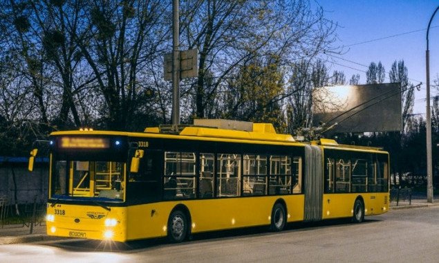 Завтра, 27 ноября, на четыре дня изменят маршруты три столичных троллейбуса (схема)