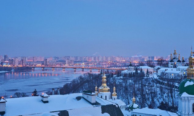 В Киеве метеорологическая зима началась почти вовремя