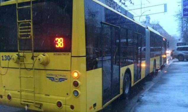 В ночь на 3 декабря столичный троллейбус № 38 будет работать в сокращенном режиме
