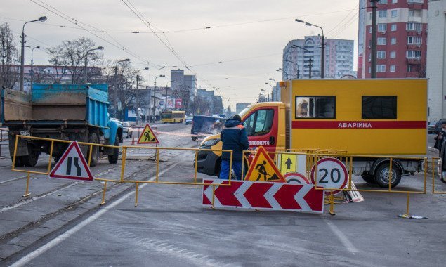 Сегодня ночью два киевских трамвая будут работать по сокращенному графику из-за ремонтных работ