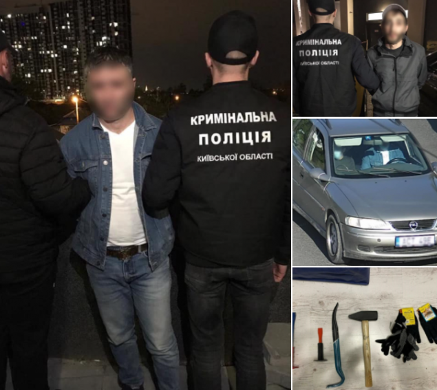 Полиция задержала двух грузин, обворовывавших особняки под Киевом