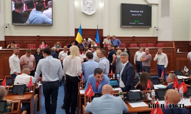На заседании Киевсовета 22 июля депутаты не приняли ни одного решения