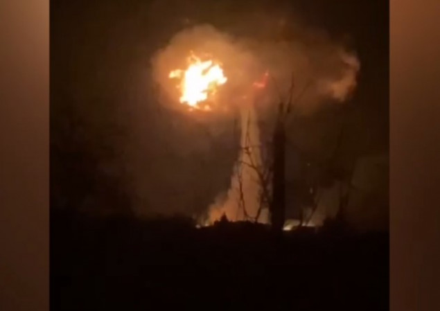 Российские оккупанты взорвали газопровод в Харькове (видео)