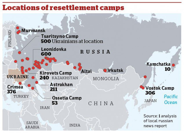 У рашистських таборах утримуються близько 95 тисяч насильно депортованих маріупольців