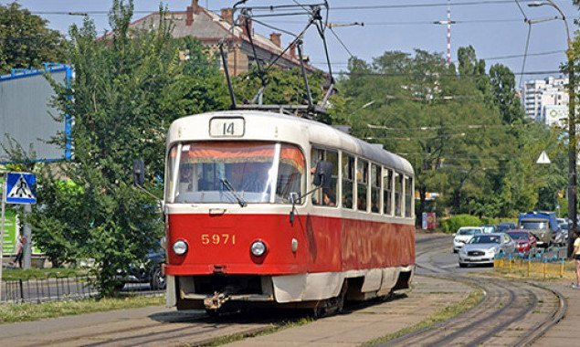 У суботу, 9 липня, у Києві два трамваї змінять свої маршрути