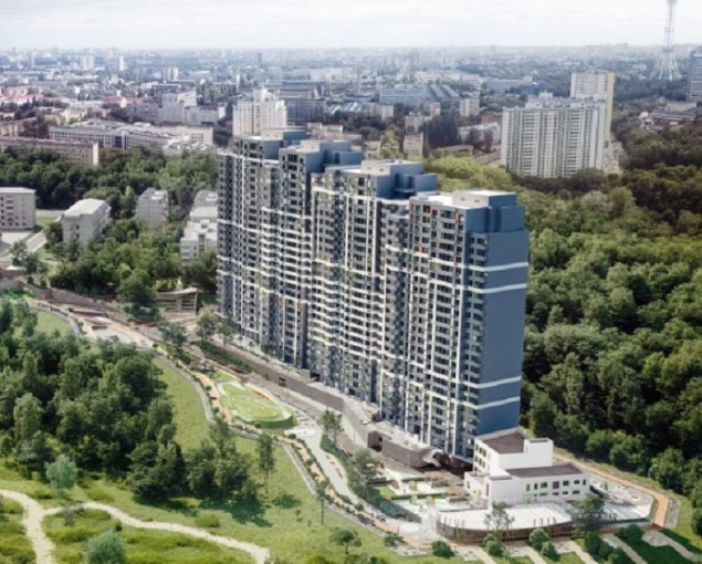 “Київміськбуд” продовжує будівництво житлового комплексу “Кирилівський гай”