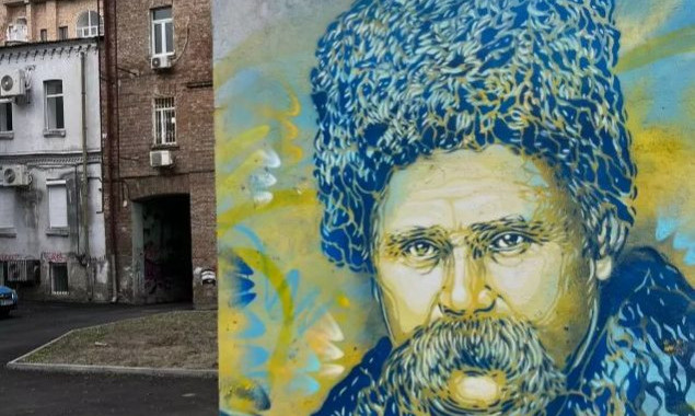 Вуличний художник з Франції створив графіті в Бучі, Гостомелі та Києві (фото)
