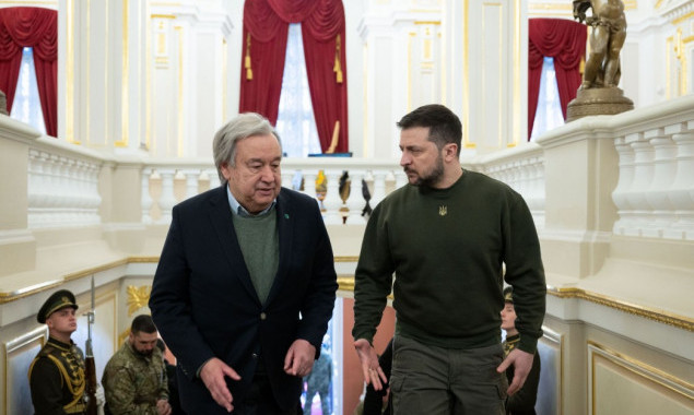 Зеленський у Києві зустрівся з Генсеком ООН Гутеррішем 