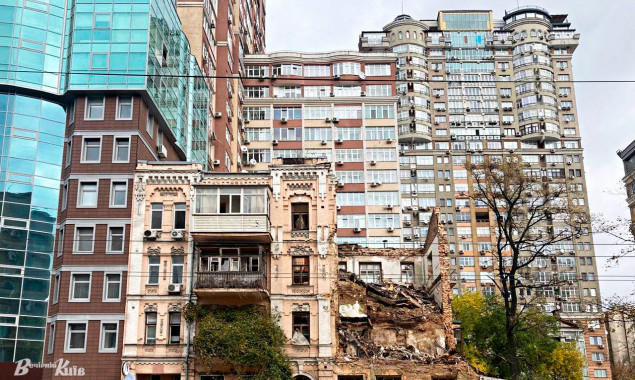 Пошкоджений обстрілом столичний будинок на вулиці Жилянській визнано таким, що підлягає реконструкції, – ЗМІ 