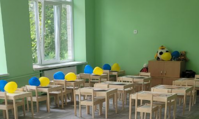 В одному з сіл Макарівщини дитсад розмістили у відновленій гімназії