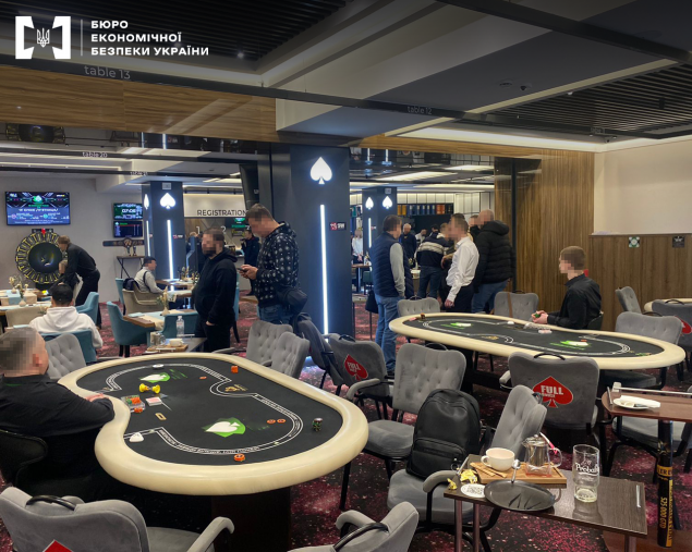 БЕБ викрило мережу підпільних покер-клубів у Києві та менш великих містах