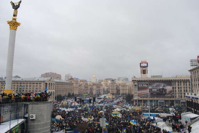 В Киеве на воскресенье объявили грандиозный Евромайдан