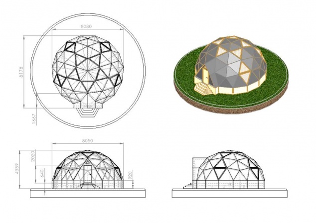 Палатки на Майдане предлагают сменить на купольные домики с солнечными батареями