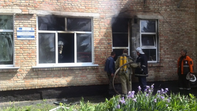 На Киевщине горела школа, пострадал четырехлетний ребенок