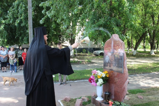 На Киевщине появился первый памятник солдату, погибшему в АТО