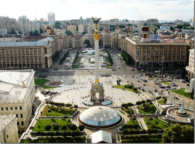 На выходных Майдан Незалежности будет перекрыт для транспорта