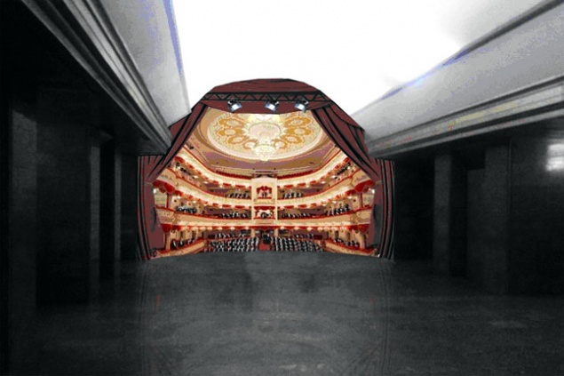 Бюст Ленина в столичном метро предлагают прикрыть 3D-картиной (+ эскиз)