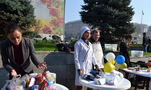 В Киеве прошла “Ярмарка подкупа избирателей”