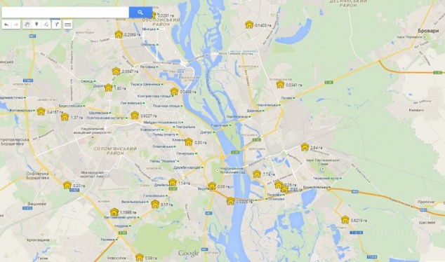 В столице появилась карта будущих скандальных застроек