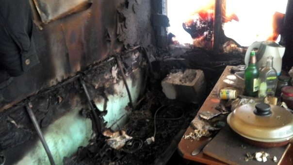 В Киеве в результате пожара погиб охранник автосервиса