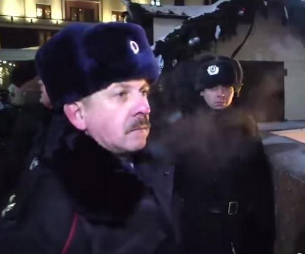 Экс-заместитель главы киевской милиции при деле - разгоняет протесты в Москве (ВИДЕО)