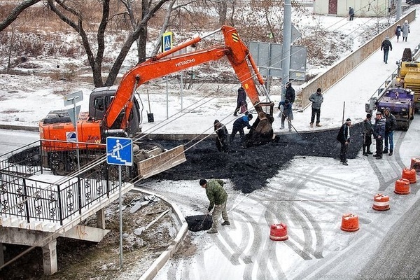 “Киевавтодор” за три дня успел “залатать” почти 2 тыс кв. метров дорог