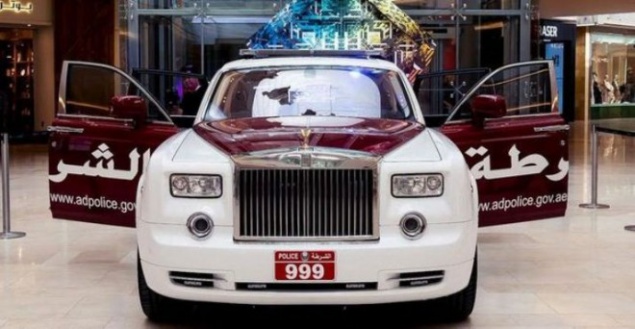 Для патрулирования улиц правительство покупает полиции Rolls-Royce Phantom