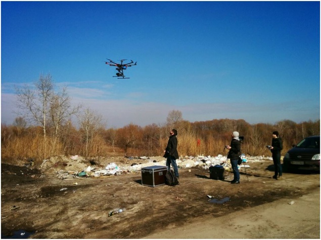Стихийные свалки в зеленых зонах Киева начали отслеживать с помощью дронов