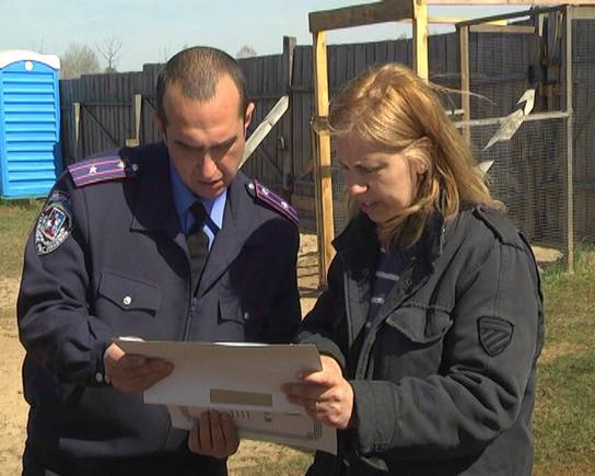 Милиционеры Киевщины инициировали помощь в восстановлении приюта для животных (видео)