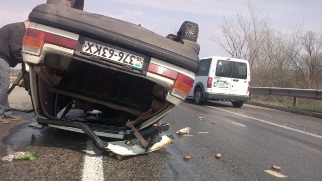 В Киевской области произошло ДТП, пострадал водитель