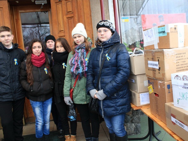Белоцерковские школьники купили КАМАЗ для воинов АТО