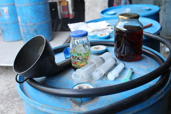 В Киеве милиционеры изъяли фальсифицированный алкоголь на миллион гривен