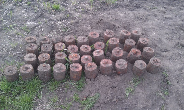 В Киевской области спасатели обнаружили 70 взрывоопасных предметов времен Второй мировой войны