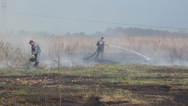 Пожары на торфяниках в Киевской области пока не потушили