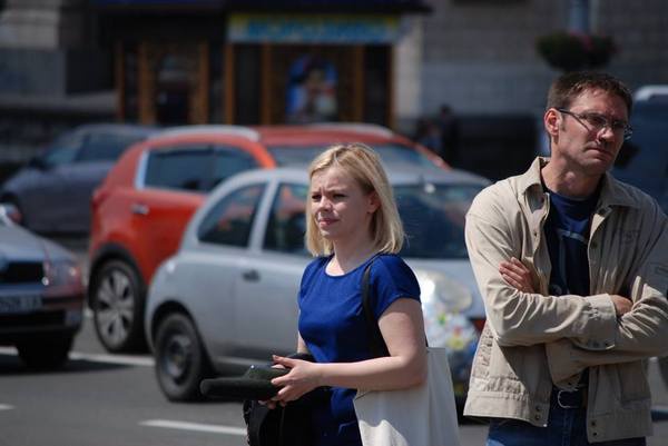 “Київська Міська Варта“ помешала журналистам телеканала ”Россия 24“ ”поработать” на Майдане