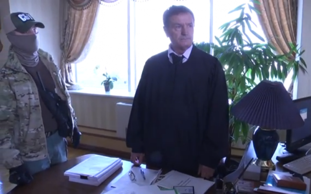 Как проходил обыск в Апелляционном суде Киева (видео)