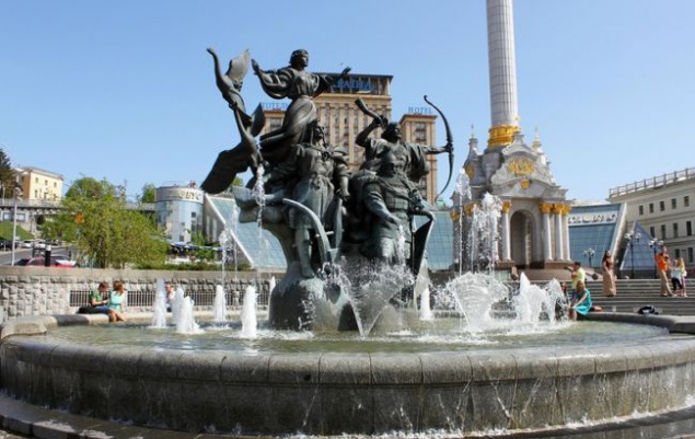 Завтра в столице на Майдане ради праздника запустят фонтаны