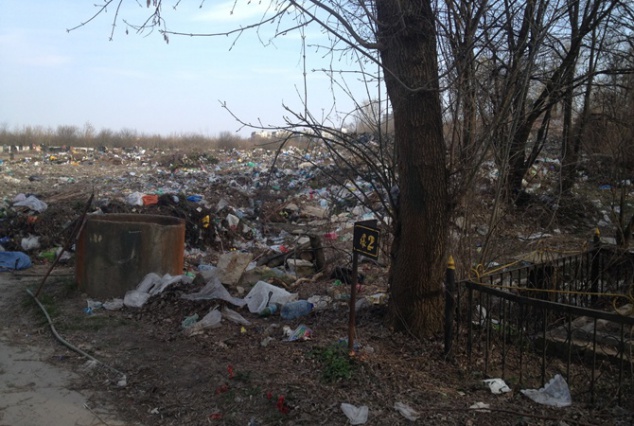 Столичные чиновники вспомнили про стихийную свалку на Берковецком кладбище