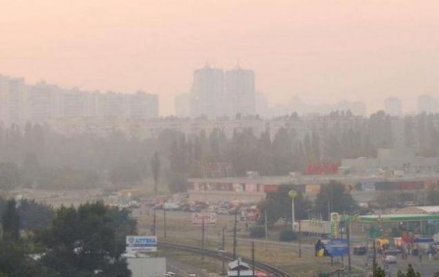 СЭС заявляет о снижении концентрации вредных примесей в воздухе Киева