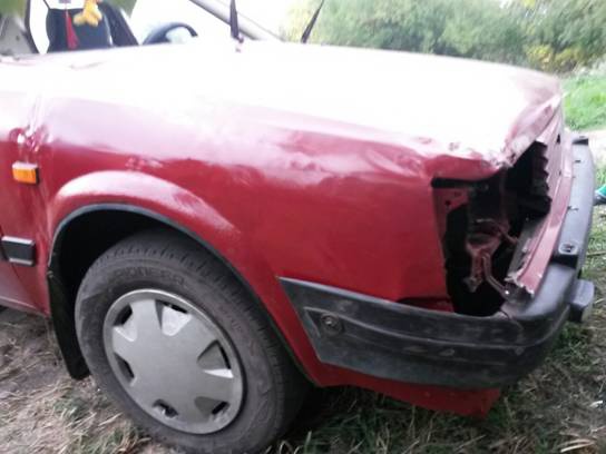 Виновник ДТП, сбивший пешехода в Василькове, не успел скрыть следы преступления на машине