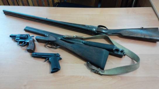 В Васильковский горотдел милиции было добровольно сдано четыре единицы оружия