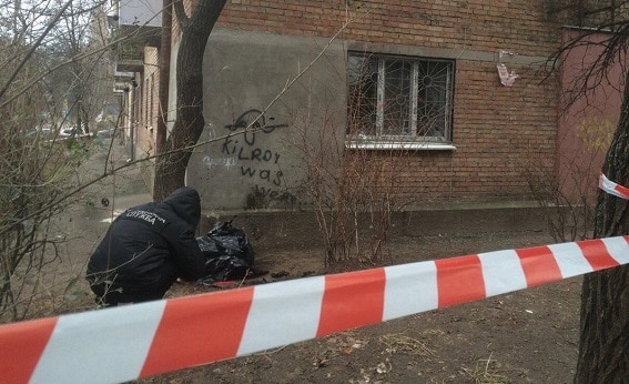 Появилось оперативное видео с места взыва в Соломенском районе Киева